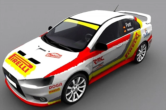MITSUBISHI LANCER EVO X FONT MONTECARLO 2013