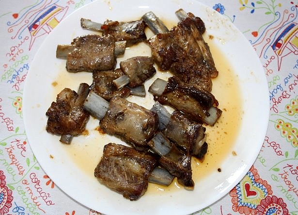 Costillas estofadas