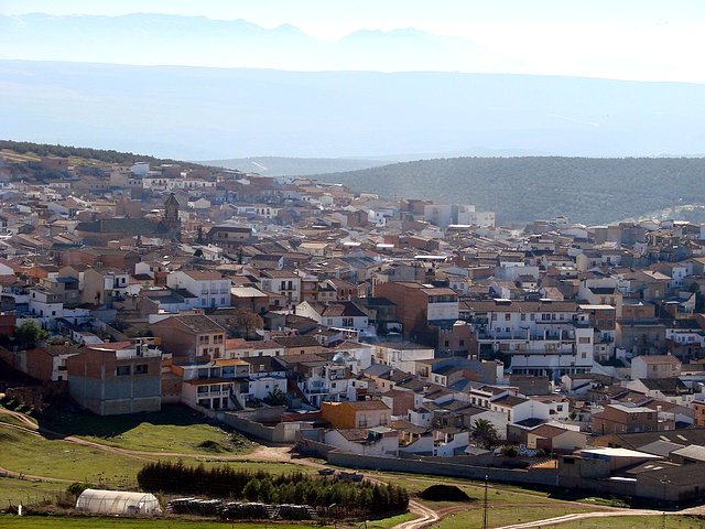 el pueblo desde el Cerro de La Atalaya