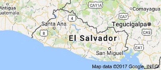 Mapa El Salvador Mapa El Salvador
