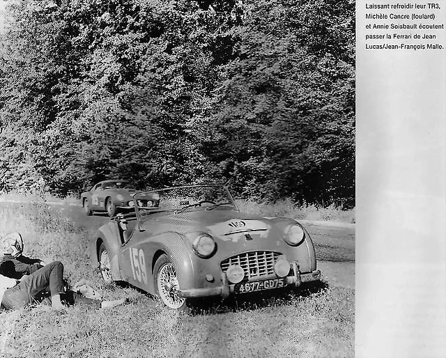 Triumph TR3 - TdF'57 - Annie Soisbault-Cancre - descans B Triumph TR3 - TdF'57 - Annie Soisbault-Cancre - descans B