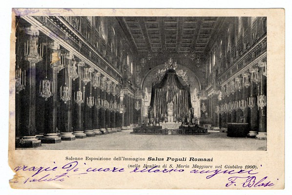 Solenne esposizione dell'immagine Salus Populi Romani - Giubileo 1900
