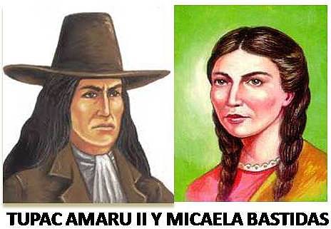 T?pac Amaru II y Micaela Bastidas