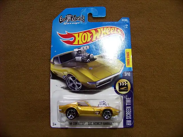 HOT WHEELS Corvette '68 Gas Monkey