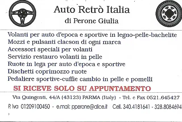 Auto Retro Italia pi?a 850
