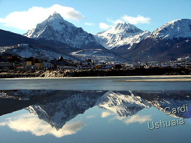 Monte Olivia y 5 Hermanos, en Ushuaia