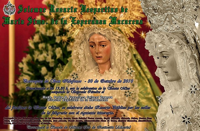 cartel rosario macarena