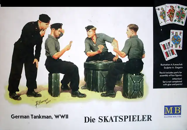 Master Box - Die Skatspieler - 1-35