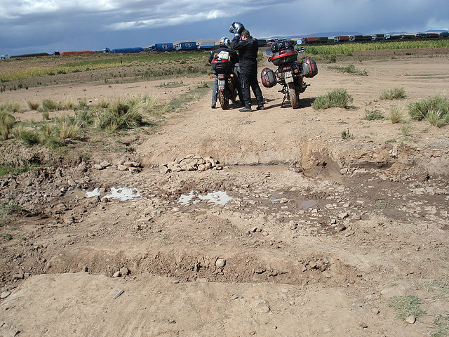 Evadiento piquete - Bolivia