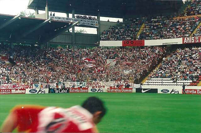 brigadas franji-rojas & bukaneros sporting - rayo 96-97 brigadas franji-rojas & bukaneros sporting - rayo 96-97