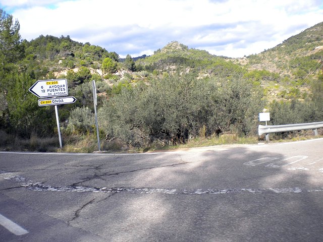 Cruce vertiente de Artesa