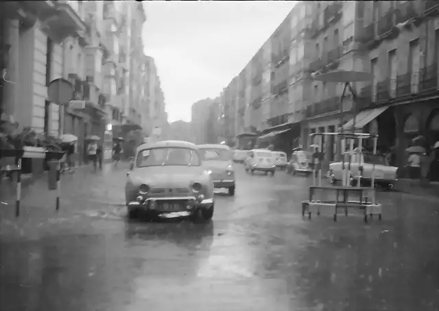 Vitoria Gasteiz - Calle Dato, der gro?e Regen, 1962