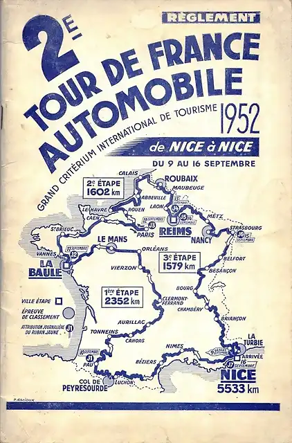 TdF'52 - reglement