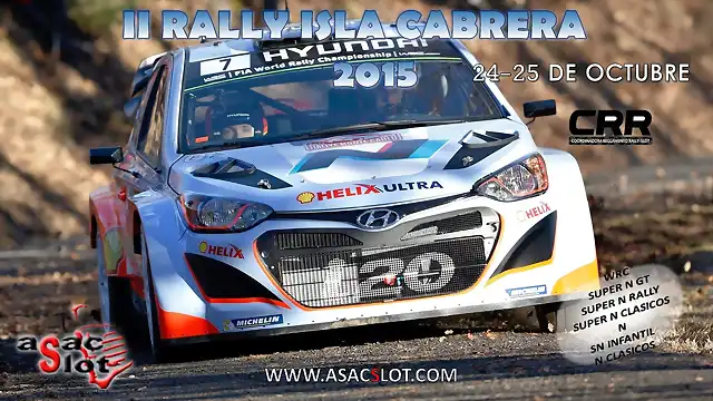 CARTEL II RALLY ISLA CABRERA