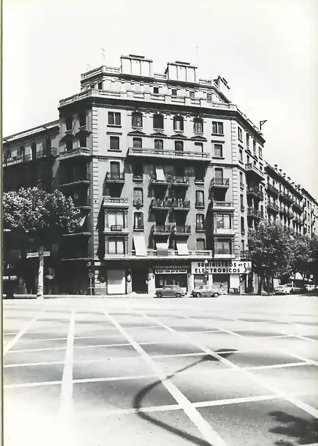 Barcelona Gran Via de les Corts Catalanes - c. Muntaner 1985