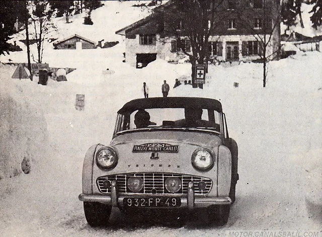 Triumph TR3 - Rally Montecarlo '61 - Neyret - Verilhac Triumph TR3 - Rally Montecarlo '61 - Neyret - Verilhac