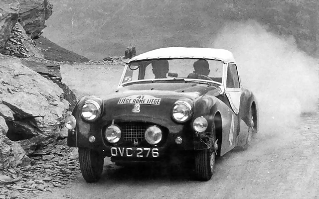 Triumph TR2 - Liege-Rome-Liege Rally 1954-55 Triumph TR2 - Liege-Rome-Liege Rally 1954-55