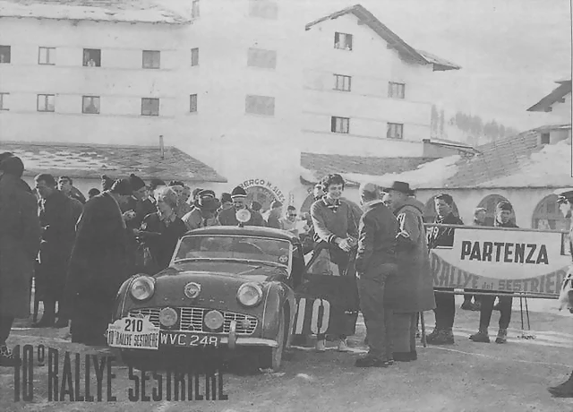 Triumph TR3 - A.Soisbault - M.Dubosc - Rallye Sestriere '59 Triumph TR3 - A.Soisbault - M.Dubosc - Rallye Sestriere '59