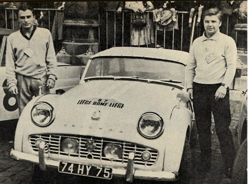Triumph TR3 - Liege-Rome '60 - Bob Neyret - Jacques Terramorsi Triumph TR3 - Liege-Rome '60 - Bob Neyret - Jacques Terramorsi