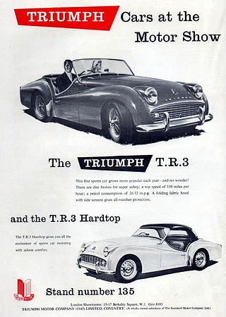 Triumph TR3 - publi '59 Triumph TR3 - publi '59