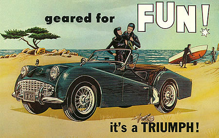 Triumph TR3 - publi '57 Triumph TR3 - publi '57
