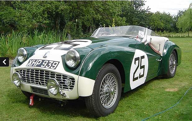 Triumph TR3 - racing #25 Le Mans '59 Triumph TR3 - racing #25 Le Mans '59