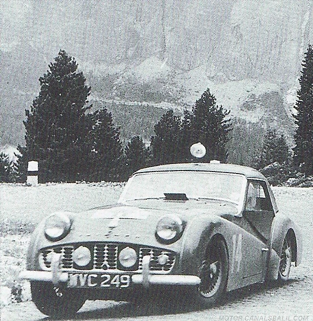Triumph TR3 - '59 Coupe des Alpes - Roger Delageneste - Henri Greder Triumph TR3 - '59 Coupe des Alpes - Roger Delageneste - Henri Greder