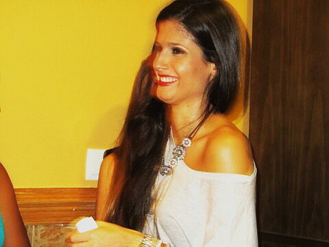 María en la cena antes del bolo 18 María en la cena antes del bolo 18