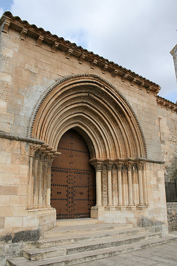 CUENCA ARCAS (CUENCA) IGLESIA DE NUESTRA SE?ORA DE LA ESTRELLA S.XIII.PRECIOSA PORTADA CON TEJAROZ