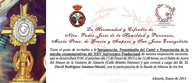 Invitacion Cartel Aniversario blog