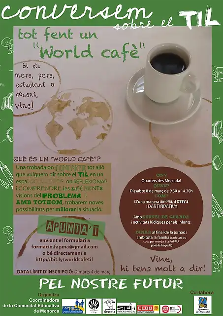 world cafe TIL 8 març 2014