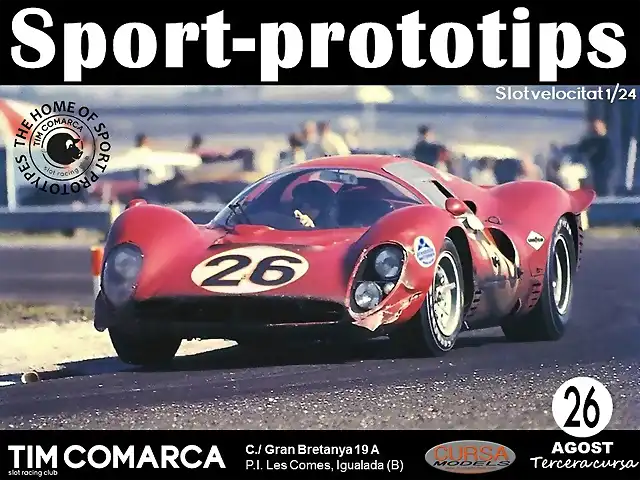 Cartell Sport-prototips - cursa 3