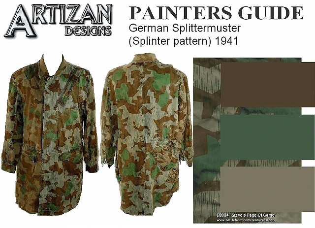 painters guide 1941 German Splittermuster B