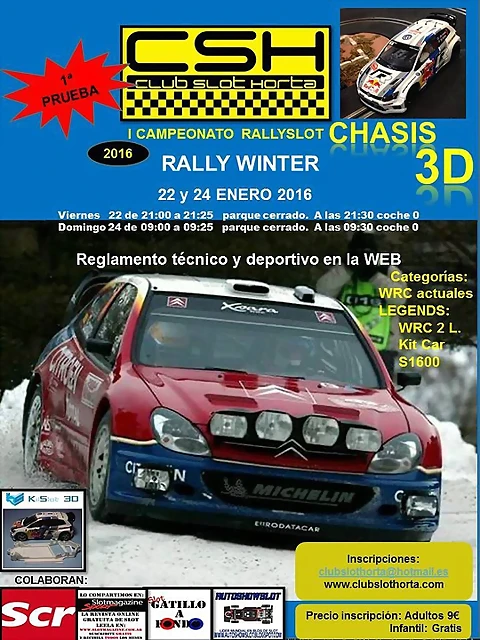 Rally 3D 1 Prueba (Cartel)