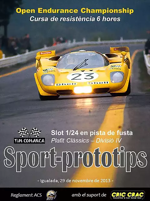 Cartell 6h Sport-prototips - Ferrari 512