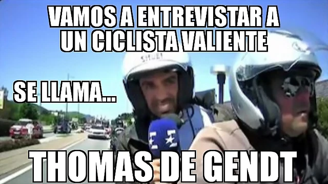 Contador sabe lo que es Thomas De Gendt Contador sabe lo que es Thomas De Gendt