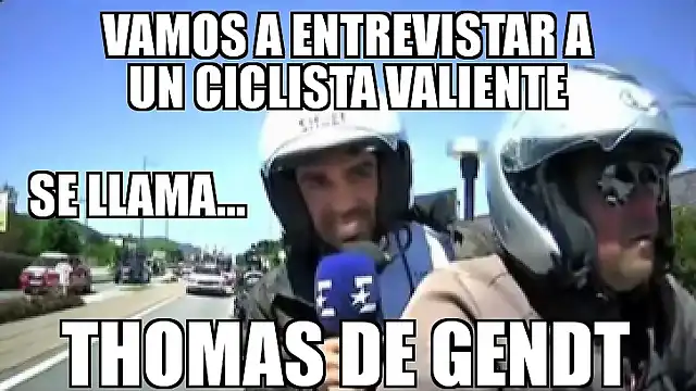 Contador sabe lo que es Thomas De Gendt