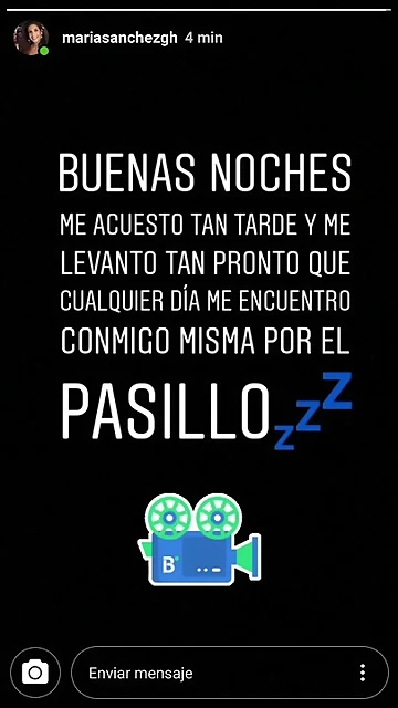 Mar?a IG Stories 26-9-2019