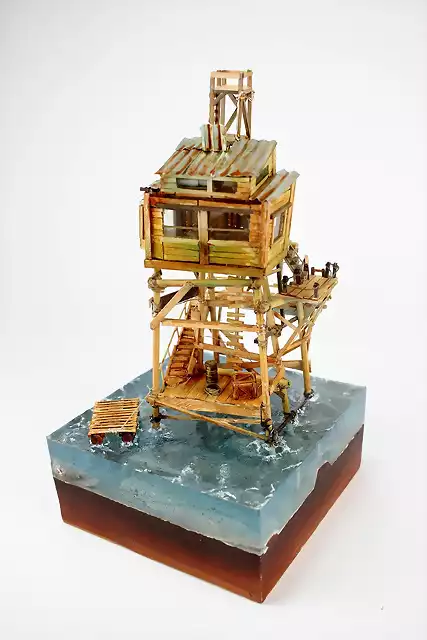 TreeHouse Models Diorama Pirate Watchtower (21)