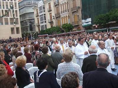 aspecto de la Plaza de Belluga.