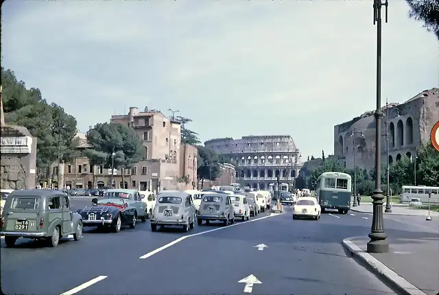 Rom - Via dei Fori Imperiali, 1962