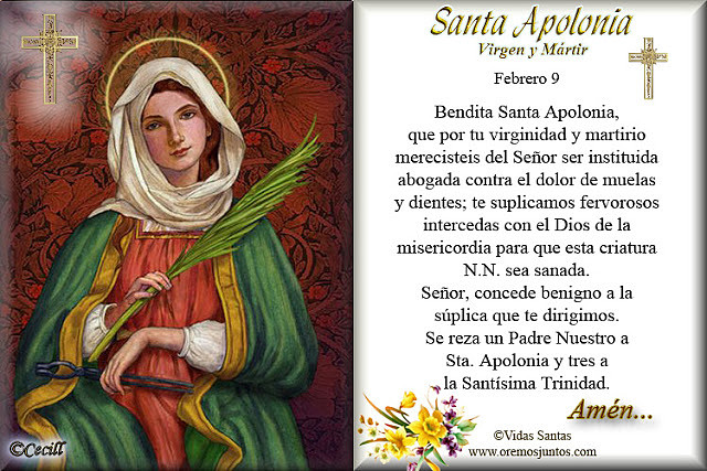 Estampita-SantaApolonia-martir-1a