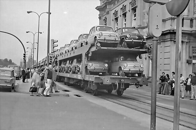 Barcelona Av. Marqu?s de l'Argentera (estaci?n de Francia) 1970. foro 850