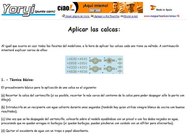 Articulo sobre calcas