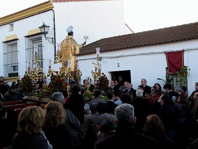 Procesion final en Zalamea la Real-25.01.09