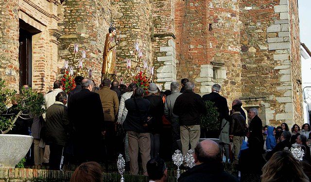 Procesion final en Zalamea la Real-25.01.09