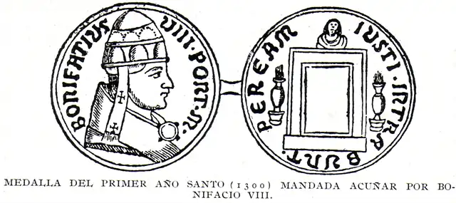 MedallaA?oSto1300BoniVIII