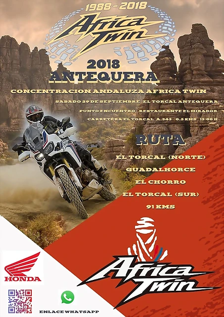 Africa Twin Andalucía, Antequera 2018 Africa Twin Andalucía, Antequera 2018