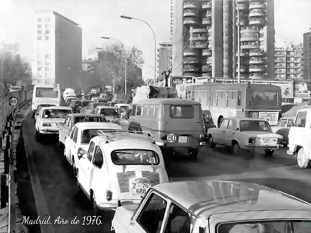 Madrid N-2 en la Avenida de Am?rica 1976