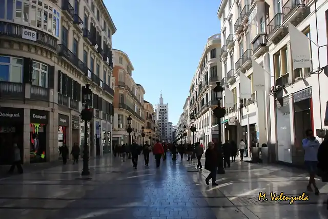 015, calle Larios, marca